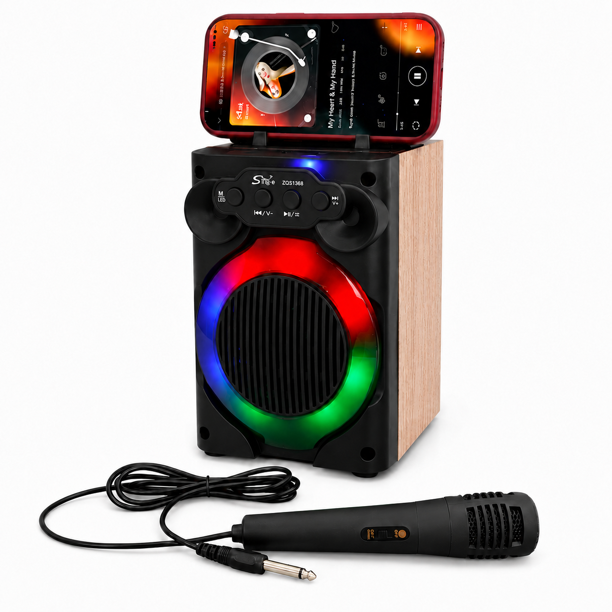 Parlante Bluetooth Portatil Cuadrado - ZQS1368