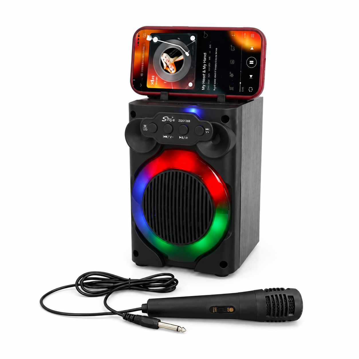 Parlante Bluetooth Portatil Cuadrado - ZQS1368